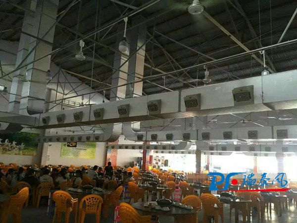 餐廳降溫解決方案——安裝潤東方環(huán)?？照{(diào)圖片