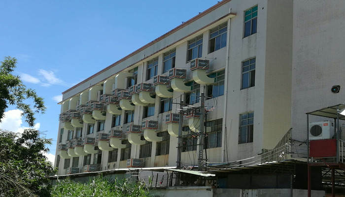 潤(rùn)東方節(jié)能環(huán)?？照{(diào)室外安裝圖 